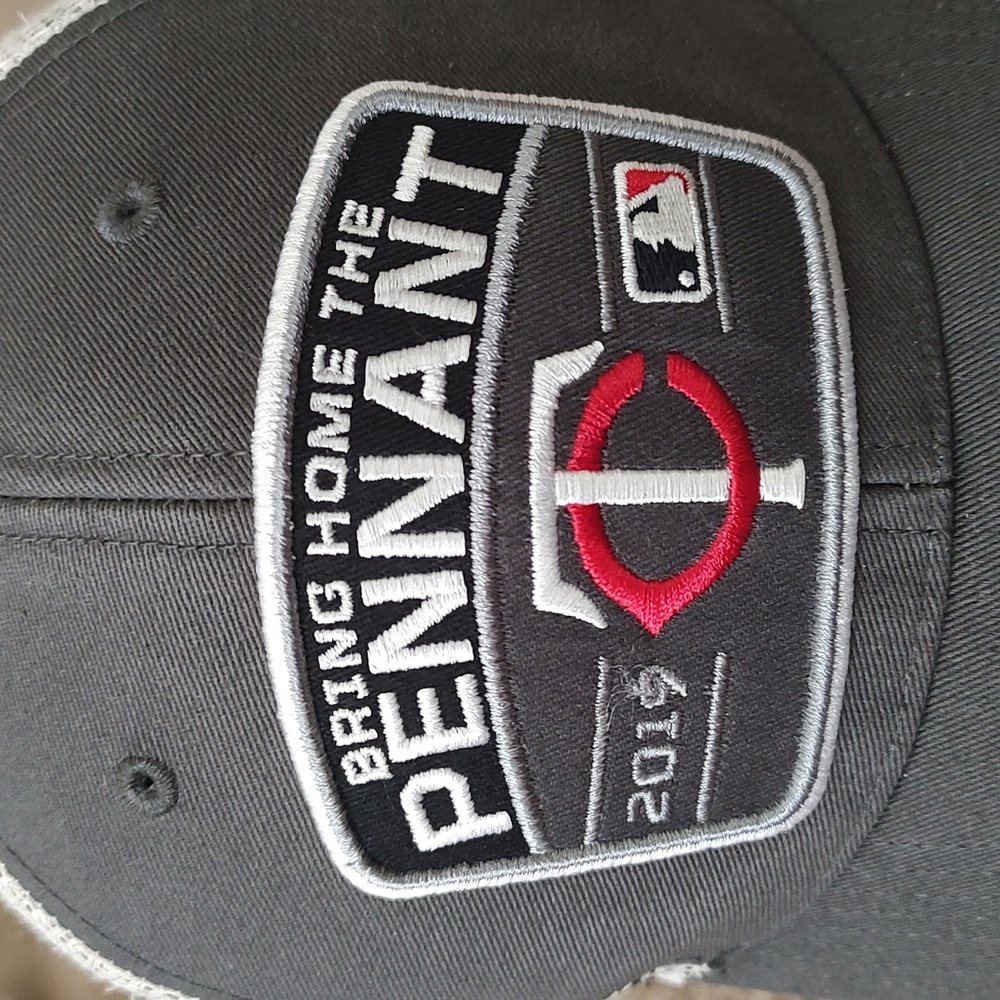 '47 BRING HOME THE PENNANT MVP Minnesota Twins TC Baseball Gray Hat Cap 2019 - Picture 2 of 11